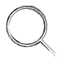 browse, examine, find, productivity, search, shape, social svg vector icon