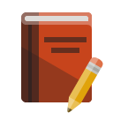 book,pencil icon