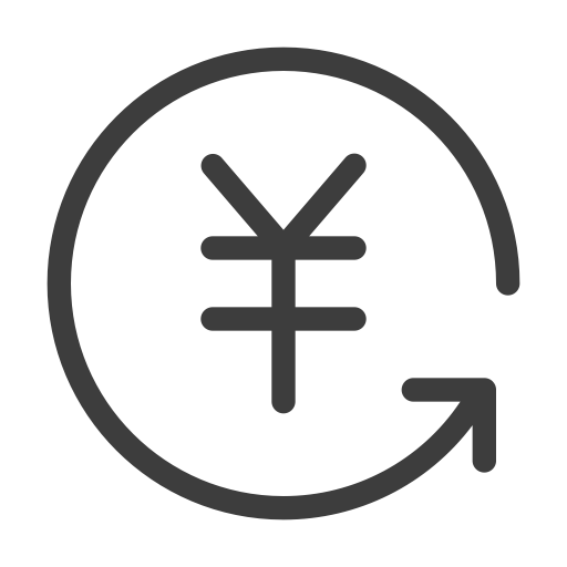 Refund svg vector icon