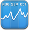 chart, graph, stocks icon