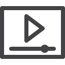 content, optimize, seo, video svg vector icon