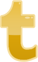 media, social, t, tumblr svg vector icon