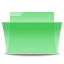 folder, green icon