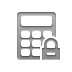 calculator,lock icon