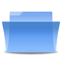 blue, folder icon