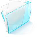 dossier,blue,papier icon