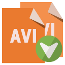 file,format,avi,down icon