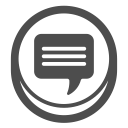 chat, comment, feedback, messanger, review svg vector icon