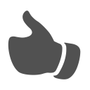 like, thumbs up, up svg vector icon