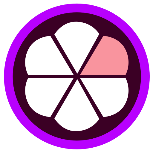 Mangosteen svg vector icon