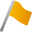 flag, yellow icon