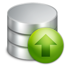 database, upload icon