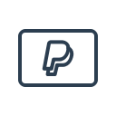billing, credit card, pay, payment method, paypal, purchase, shop svg vector icon