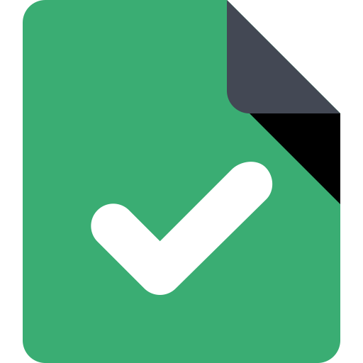 File Checkmark svg vector icon