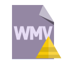 file,format,wmv,pyramid icon