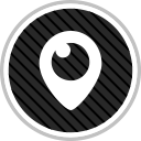 media, online, periscope, social svg vector icon