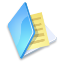 folder,document,blue,file,paper icon