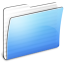 aqua,stripped,folder,generic icon