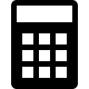 calculator svg vector icon