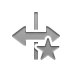 flip,horizontal,star icon