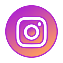 circle, gradient, gradient , , instagram, social media svg vector icon