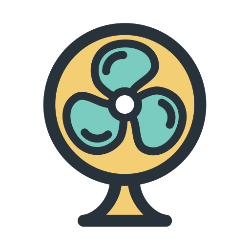 Color Block Fan svg vector icon