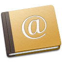 address, book, old icon