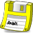 floppy,yellow,save icon