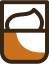 affogato, beverage, cafe, coffee, cream, cup, drink svg vector icon