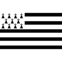 brittany, ensign, flag, nation svg vector icon