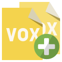 file,format,vox,add icon