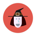 witch svg vector icon