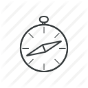 compass, direction, gps, location, map, navigate, navigation icon