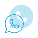 logo, media, social, whatsapp svg vector icon