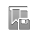 bookmark,diskette icon