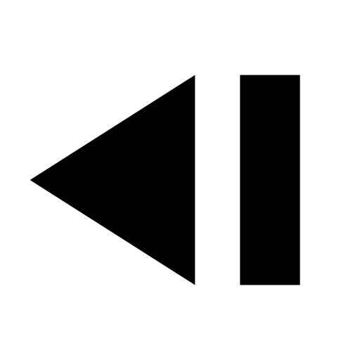 Step Backward svg vector icon