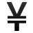 cur, yen icon