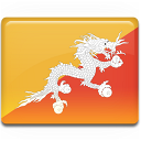 bhutan, flag icon