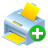 printer,add,plus,print icon