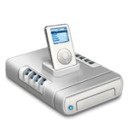 ipod,music,drive,dark icon