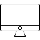 apple, computer, decktop, device, mac, monitor svg vector icon