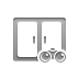 cabinet,binoculars icon