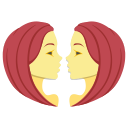 gemini, sign, zodiac svg vector icon