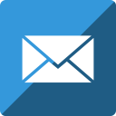 gloss, mail, media, social, square svg vector icon
