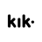 kik,black icon