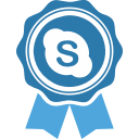 skype svg vector icon