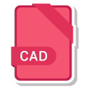 cad, document, extension, format, paper svg vector icon