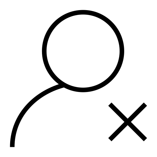 Delete Buddy svg vector icon