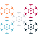 chart, graph, market, pie svg vector icon