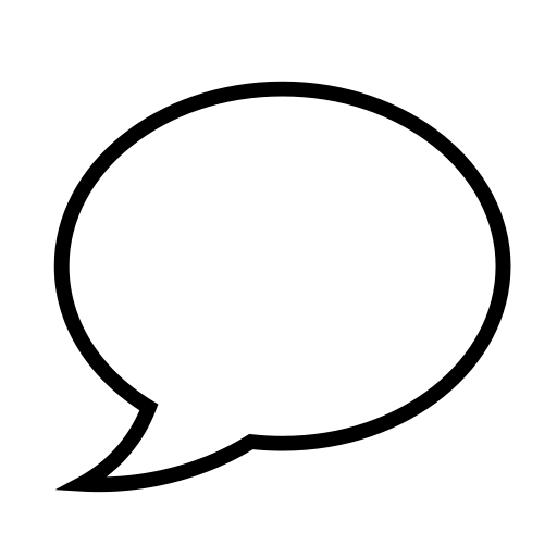 Comment svg vector icon